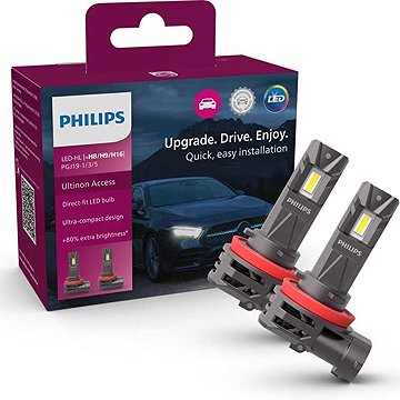 Philips LED H8/H9/H16 12V 20W PGJ19-1/3/5 Ultinon Access, 2 ks