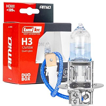 Amio LumiTec H3 12V 55 W PK22 +135% 2 ks