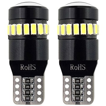 AMIO LED CANBUS 12V/24V 5 W W2,1x9,5d čiré, 2 ks