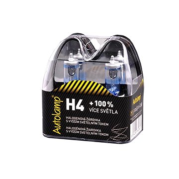 AUTOLAMP H4 12 V 60/55 W P43t +100% E-homologace 2 ks