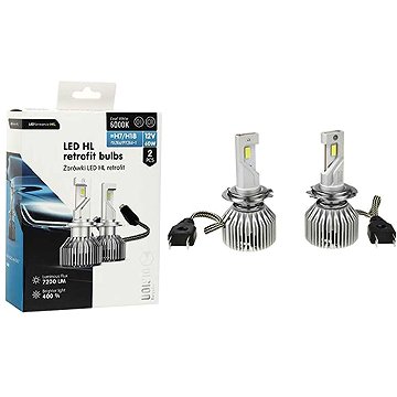 Carmotion LED žárovka H7/H18 12V 60W 7200lm VISION, 2 ks