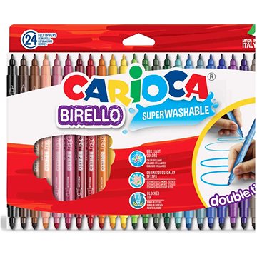 Carioca Birello fixy se dvěma hroty 24 ks