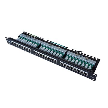 

CTnet Patch panel 24 port UTP cat.5e, 1U