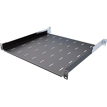 

Ctnet 19“ Police s perforací 1U 450 mm, černá