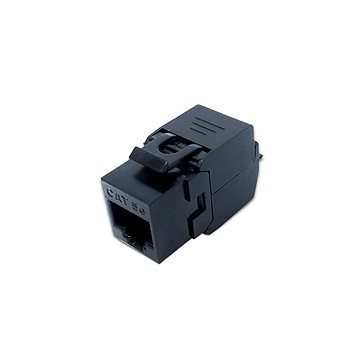 

CTnet keystone UTP RJ45 cat.5e, samozářezový, černý