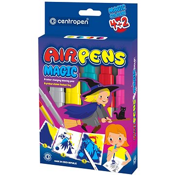 

CENTROPEN Air Pens 1549, foukací, magic, balení 6 ks