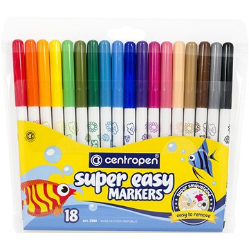 

CENTROPEN super smývatelný popisovač Super easy 2580 18 ks