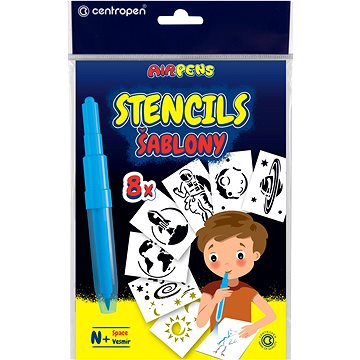 

CENTROPEN šablony k foukacím fixům 9996 N+ vesmír