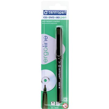 CENTROPEN popisovač na CD/DVD/BD 4606 černý
