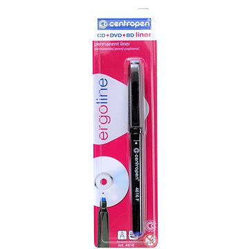 CENTROPEN liner na CD/DVD/BD 4616 černý