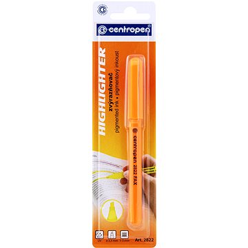 

CENTROPEN zvýrazňovač 2822 oranžový