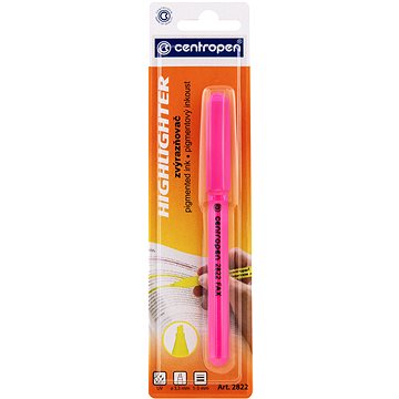 

CENTROPEN zvýrazňovač 2822 růžový