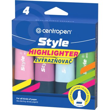 

CENTROPEN 6252 STYLE SOFT - balení 4 ks