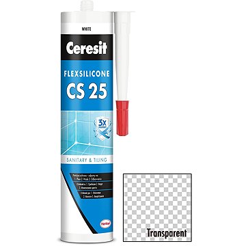 

Ceresit Sanitární silikon CS 25 transparentní, 280 ml