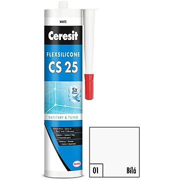 

Ceresit Sanitární silikon CS 25 bílý, 280 ml