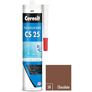 

Ceresit Sanitární silikon CS 25 chocolate, 280 ml