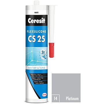 

Ceresit Sanitární silikon CS 25 platinum, 280 ml