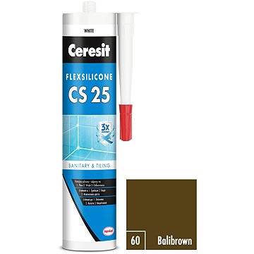 

Ceresit Sanitární silikon CS 25 balibrown, 280 ml