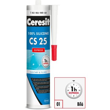 

Ceresit Sanitární silikon CS 25 Express bílý, 280 ml