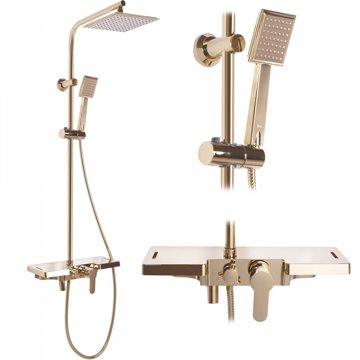 

REA Bravo Sprchový set, gold (REA-P4120)