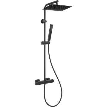 

INVENA Svart Sprchový sloup s termostatickou baterií (AU-85-004-X)