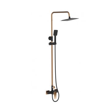 

INVENA Midnight Sprchový sloup s baterií, černý/zlato (AU-35-D14-V)