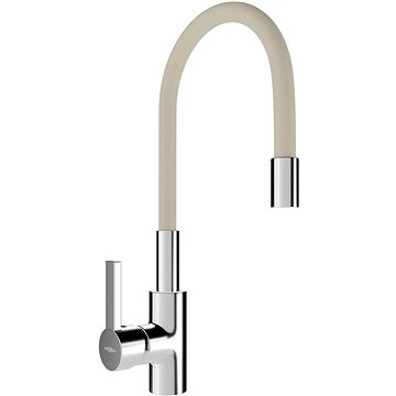 

MEXEN Flex Dřezová baterie, chrom / béžová (670900-09)