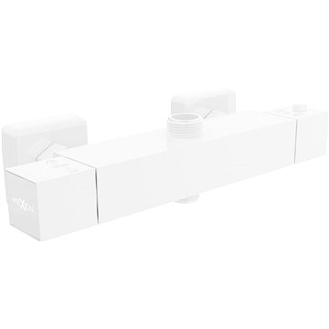 

MEXEN Cube Termostatická Sprchová baterie 3/4" + 1/2", bílá (77250-20)