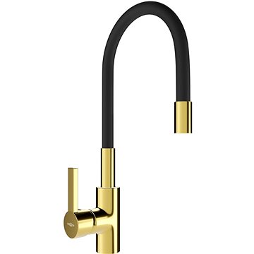 

MEXEN Flex Dřezová baterie, zlatá / černá (670900-57)