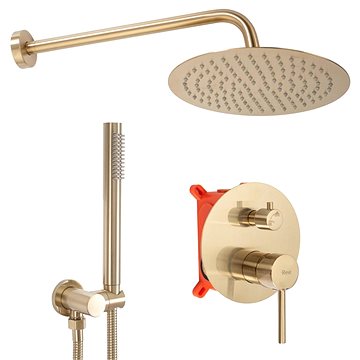 

REA Podomítkový sprchový set Lungo zlatá kartáčovaná + BOX (REA-P4160)