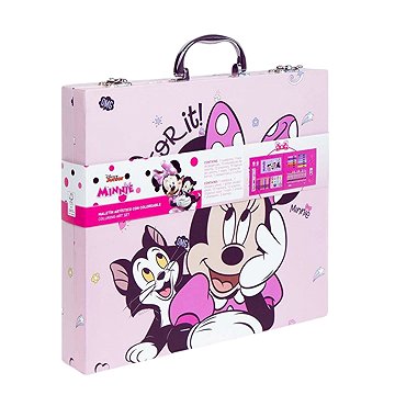 Cerda 42 - dílný dřevěný kreslící kufřík Minnie