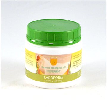 

LACOFORM Pleťový peeling - sůl do sauny, máta peprná 500 g
