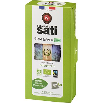 Café Sati Guatemala Bio Fairtrade 10 kapslí