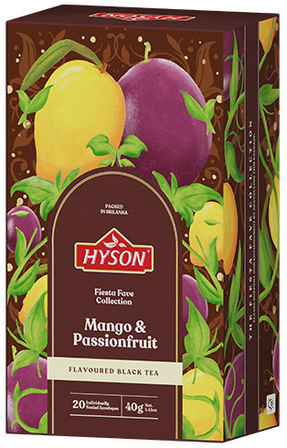 

Hyson Mango & Passion Fruit, černý čaj (20 sáčků)