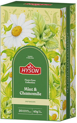 

Hyson Chamomile & Mint, bylinný čaj (20 sáčků)