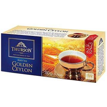 

Thurson Golden Ceylon, černý čaj (25 sáčků)