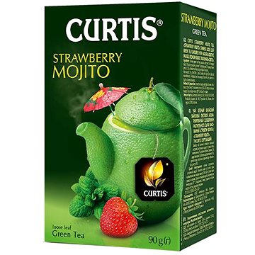 Curtis Strawberry Mojito, zelený čaj (90g) - Čaj
