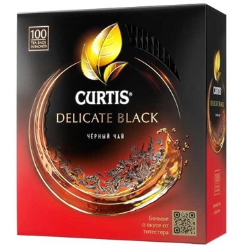 

CURTIS Delicate Black 170 g (100 sáčků, černý čaj)