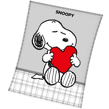 

Kaptan Dětská deka Snoopy Love 150 × 200 cm