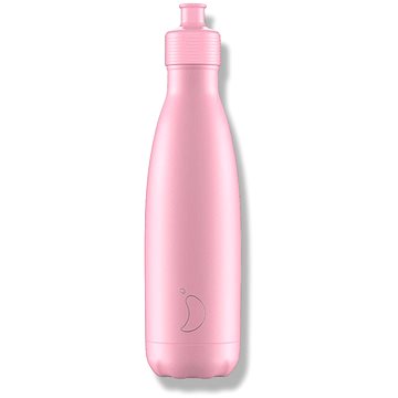 

Chilly's Bottles Termoláhev pastelově růžová - sportovní 500ml, edice Original
