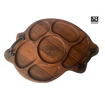 

Chefs Soul SHRUTEE Dubový servírovací tác 62 × 42 cm