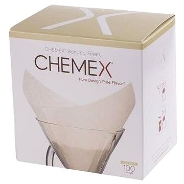 

Chemex papírové filtry pro 6-10 šálků, čtvercové, 100ks