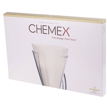 

Chemex papírové filtry pro 1-3 šálky, bílé, 100ks