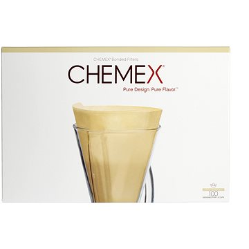 

Chemex papírové filtry pro 1-3 šálky, přírodní, 100ks