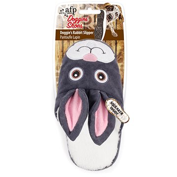 

AFP Doggies Shoes Plyšový pantofel – králík