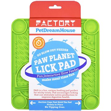 

PetDreamHouse lízací podložka Paw Planet Lick Pad – zelená