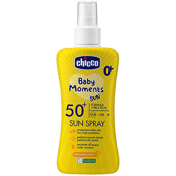 

CHICCO Dětský sprej SPF50+, 150 ml, 0m+