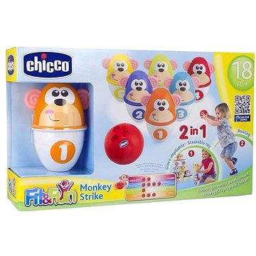 

CHICCO Veselé opičky 18m+ 6 ks