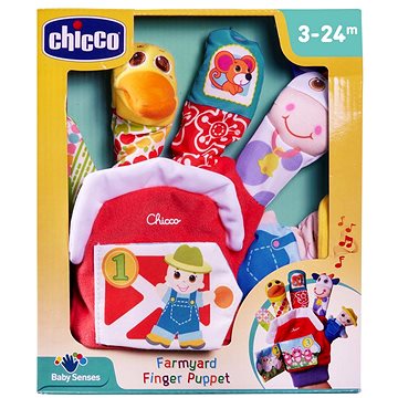 

CHICCO Na ruku se zvuky farma 3m+