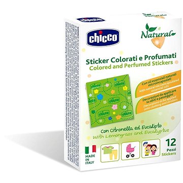 

CHICCO nálepky barevné parfémované proti hmyzu 12 ks